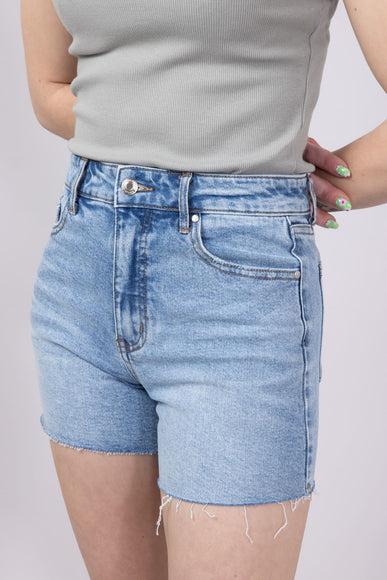 Thread & Supply Cloud Vintage Stretch Mid-Rise Denim Shorts for Women