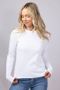 Thread & Supply Jess Long Sleeve Shirt for Women in White