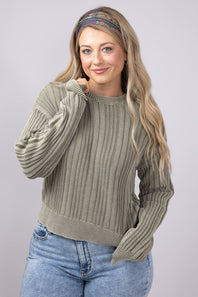 Thread & Supply Lucille Sweater for Women in Desert Sage