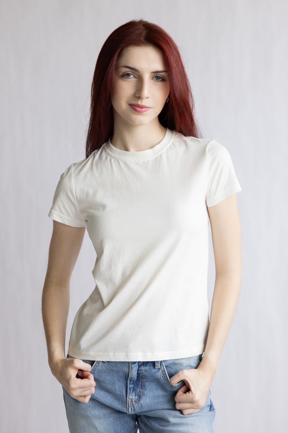 Thread & Supply Natalie Tee for Women in Ivory