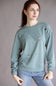 Thread & Supply Road Trip Sweatshirt for Women in Teal Blue