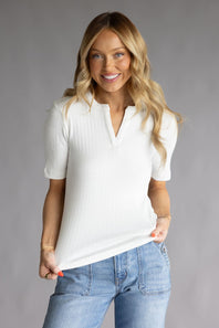 Thread & Supply Sage Top for Women in Ivory