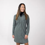 Thread & Supply Leslie Dress for Women in Heather Foliage