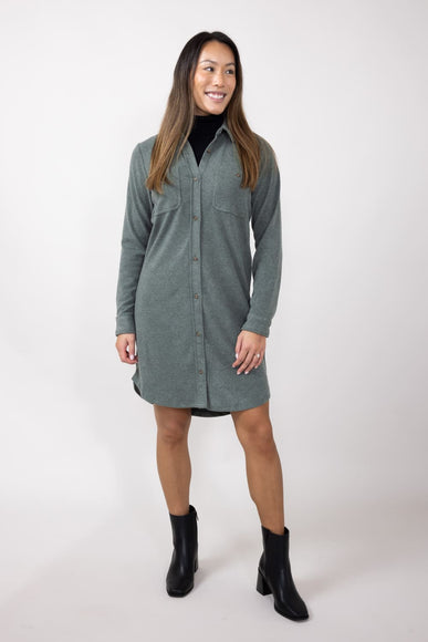 Thread & Supply Leslie Dress for Women in Heather Foliage