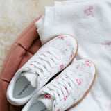 Top Moda Remus Floral Sneakers for Women in White