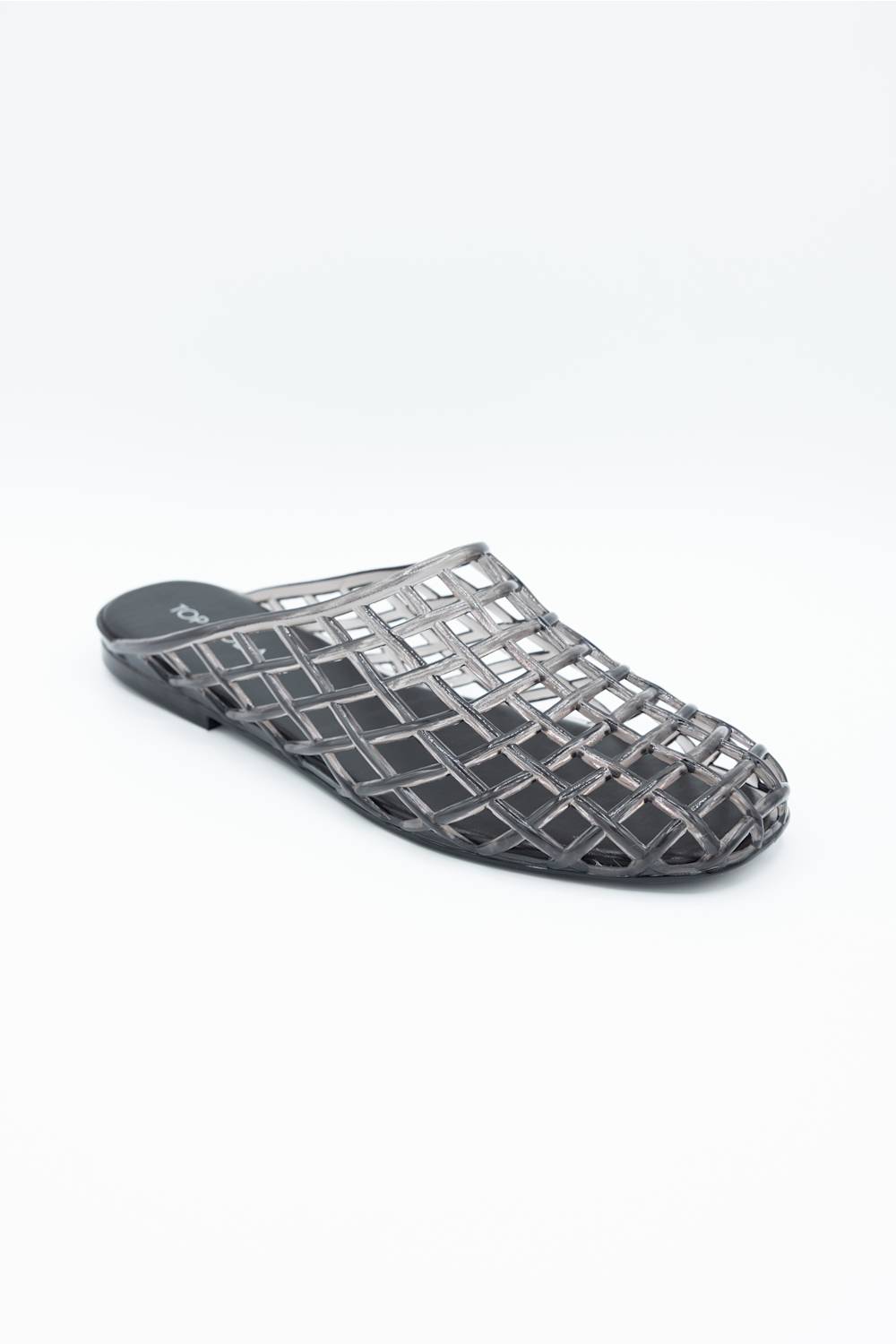 Top Moda Solar Jellie Slide Sandals for Women in Black