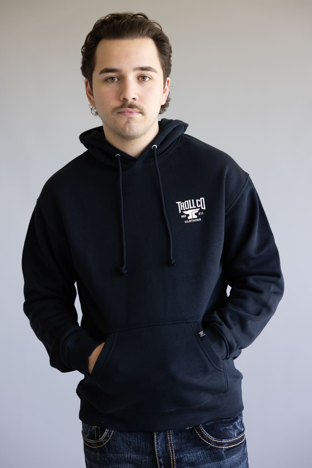 Troll Co. Pay Me Hoodie for Men in Black