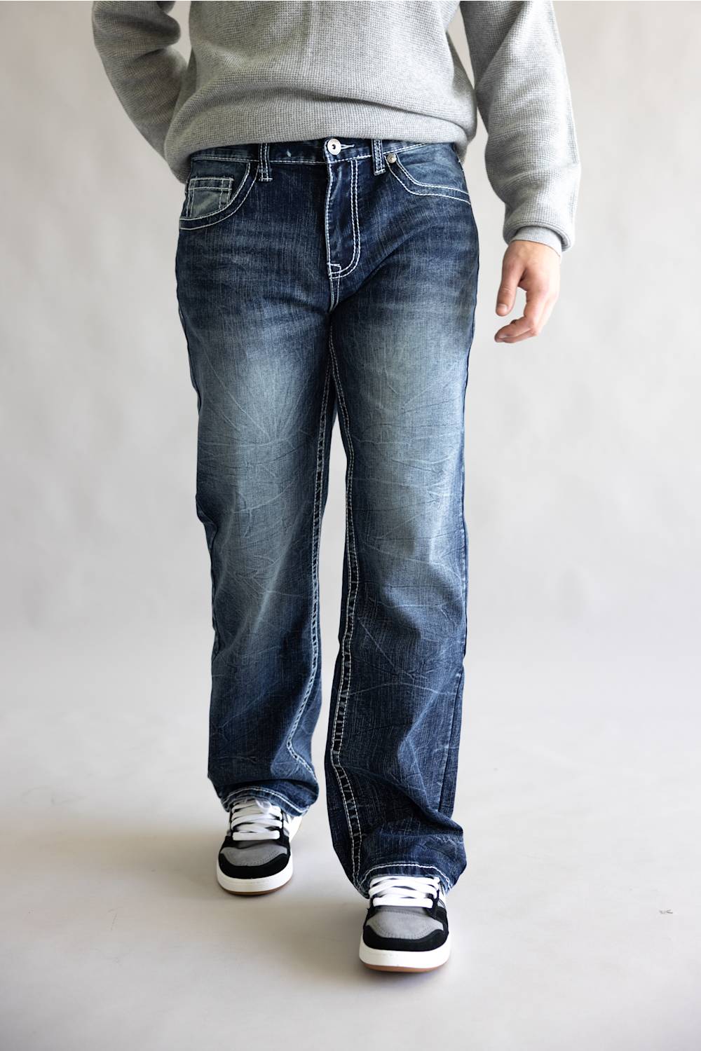 True Luck Baker Bootcut Jeans for Men