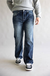 True Luck Baker Bootcut Jeans for Men