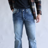 True Luck Ballen Straight Leg Jeans for Men
