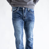 True Luck Bo Bootcut Stretch Jeans for Men