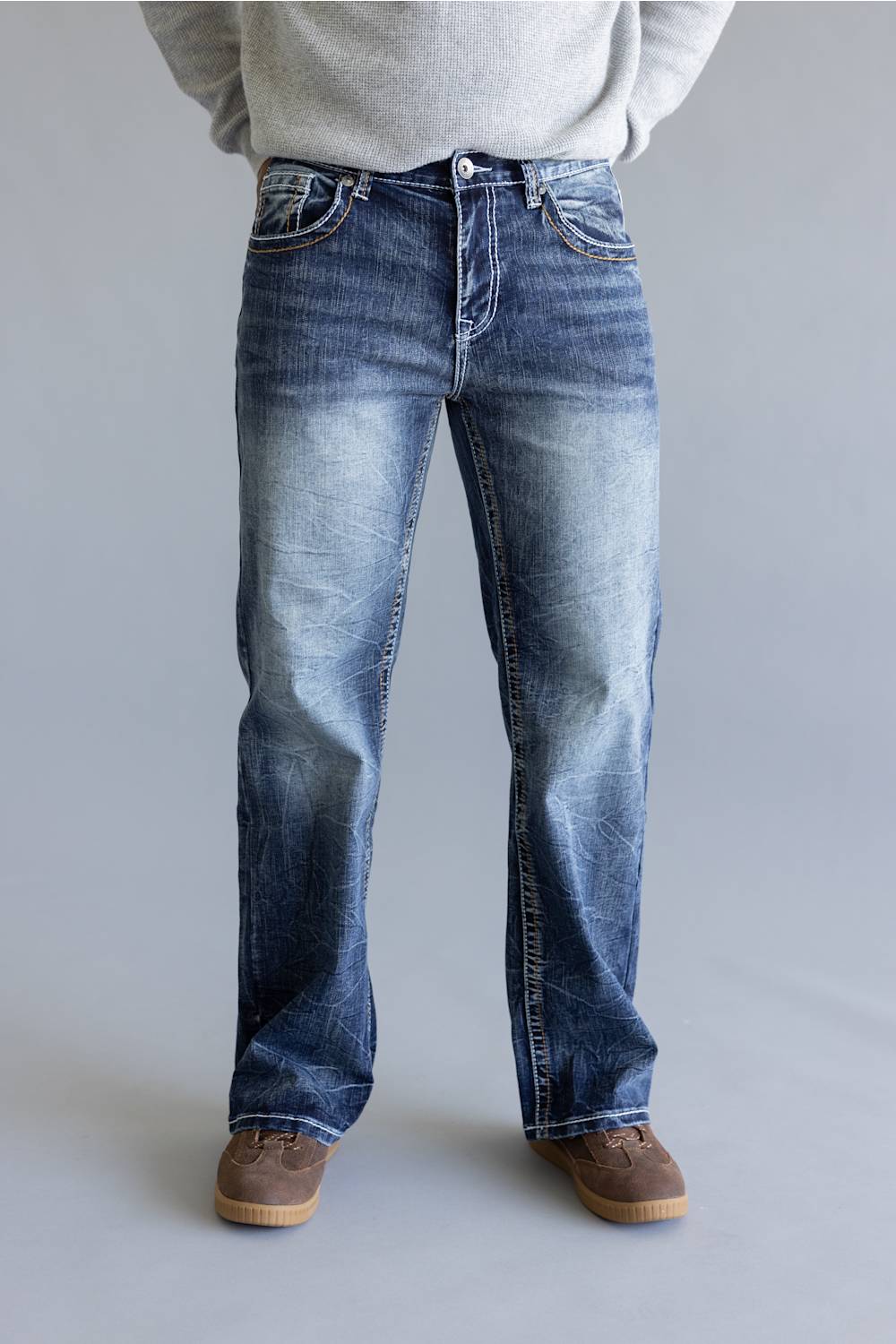 True Luck Camillo Relaxed Bootcut Jeans for Men