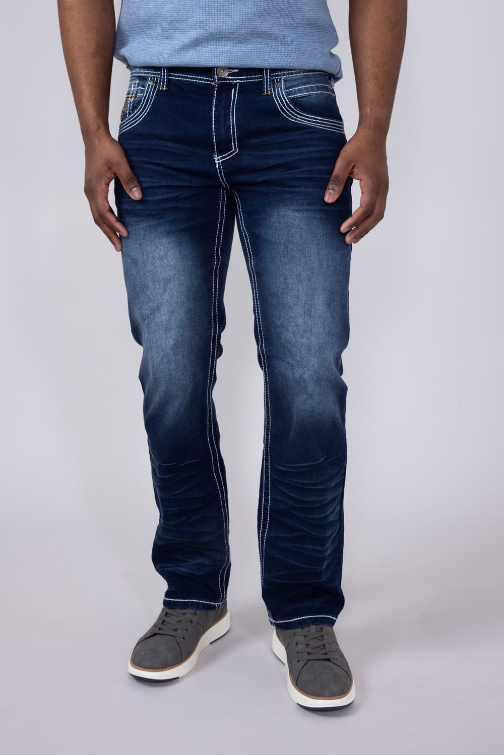 True Luck Livingston Bootcut Stretch Jeans for Men