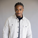 Union Corduroy Shacket for Men in Light Grey