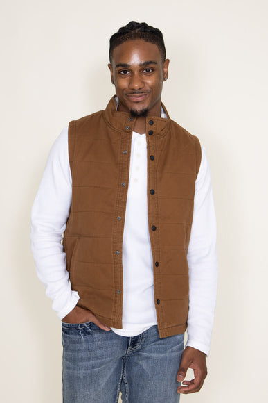 Union Canyon Vest for Men in Tan Brown