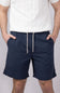 Union Paloma Seersucker 8” Shorts for Men in Navy