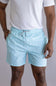 Vintage Summer 4 Way Stretch Volley Shorts for Men in Aqua
