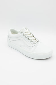 Vans Old Skool Leather Sneakers in White