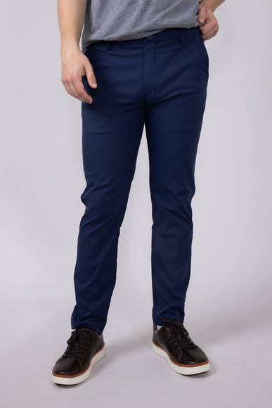 Vintage Summer Perf Flex Pants for Men in Navy