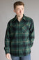 Weatherproof Vintage Faux Wool Unlined Shirt for Men in Green