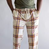 Weatherproof Silky Lounge Pants for Men in Oatmeal