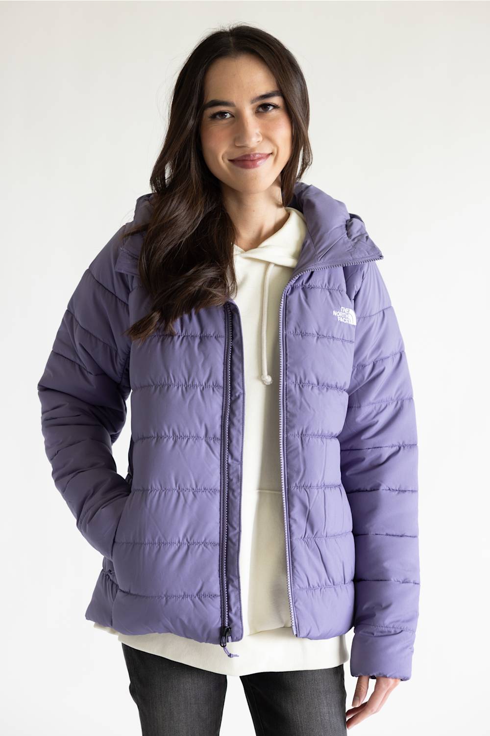 The North Face Aconcagua Hooded Jacket for Women in Plum