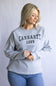Carhartt Midweight Graphic Sweatshirt for Women in Heather Grey