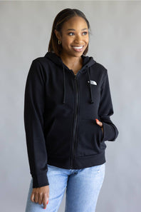 The North Face Evolution Simple Dome Full Zip Hoodie for Women in Black