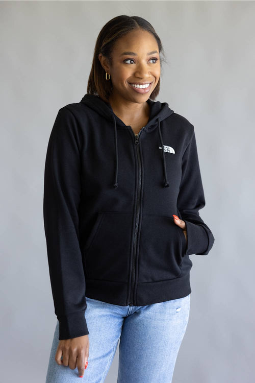The North Face Evolution Simple Dome Full Zip Hoodie for Women in Black