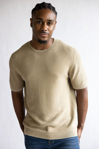 Weatherproof Vintage Brick Crew Shirt for Men in Kelp