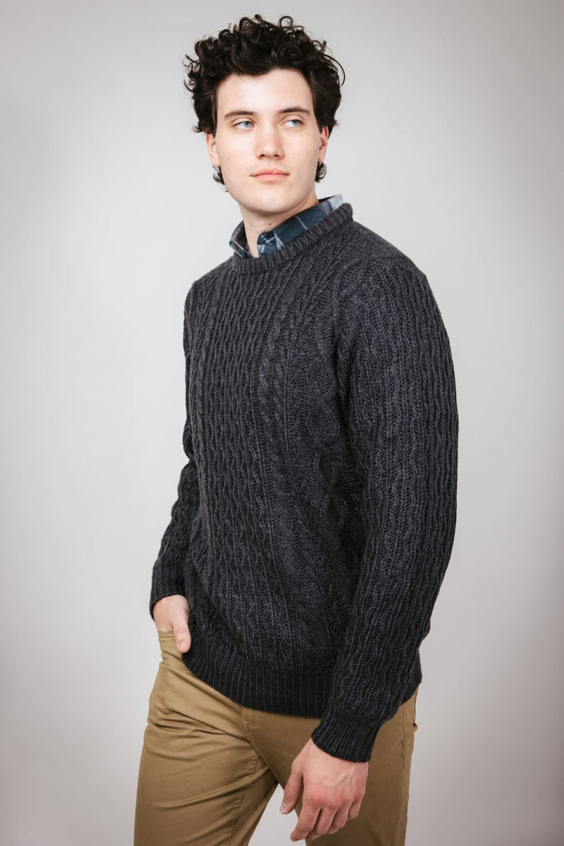 Weatherproof Vintage Mens Long Sleeve Crew Neck Classic Fit Sweater Blue Size Small