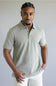 Weatherproof Vintage Diamond Jacquard Polo Shirt for Men in Olive