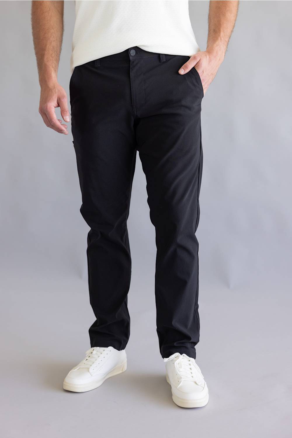 Weatherproof Vintage Faille Utility Pants for Men in Black