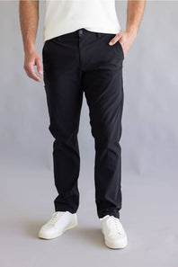 Weatherproof Vintage Faille Utility Pants for Men in Black