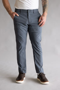 Weatherproof Vintage Faille Utility Pants for Men in Charcoal Blue