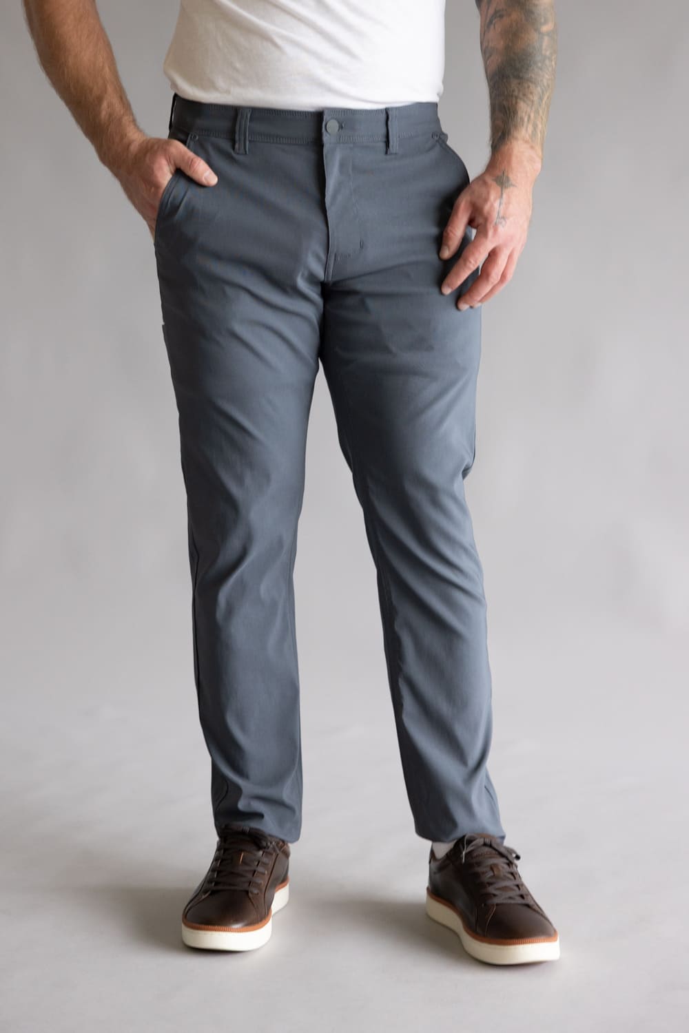 Weatherproof Vintage Faille Utility Pants for Men in Charcoal Blue
