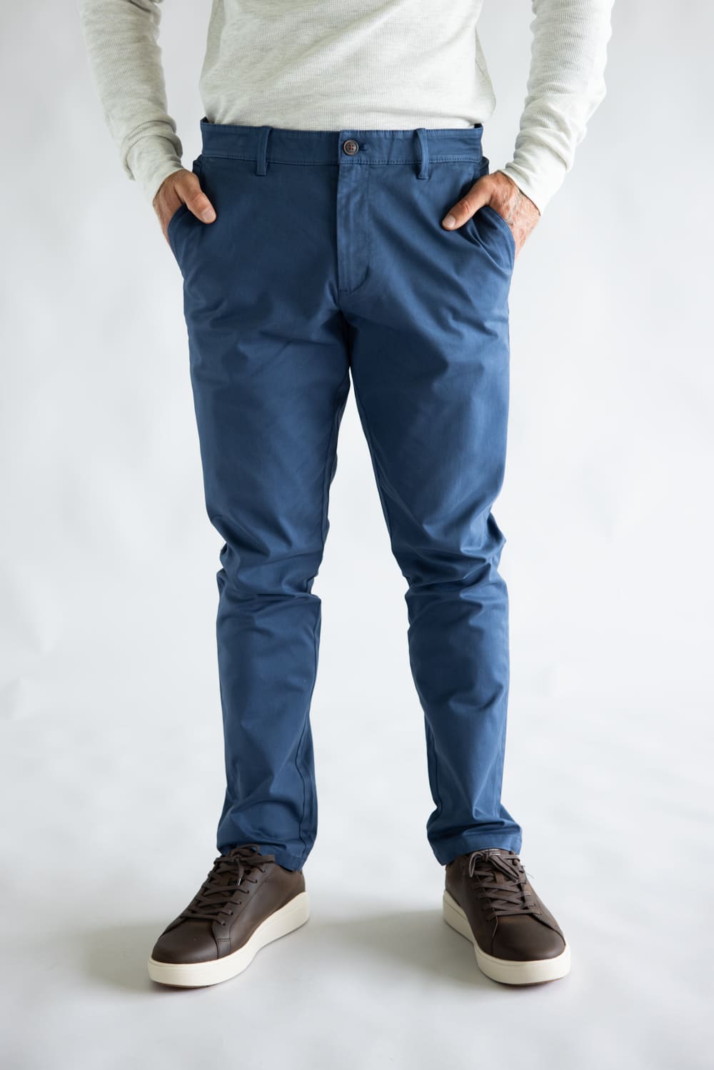 Weatherproof Vintage Leader Chino Pants for Men in Blue