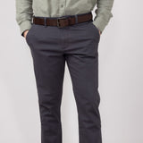 Weatherproof Vintage Leader Chino Pants for Men in Forged Iron