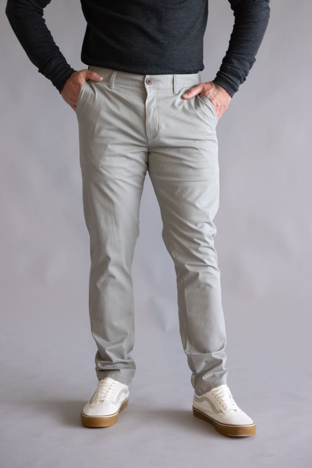 Weatherproof Vintage Leader Chino Pants for Men in Griffin