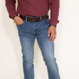 Weatherproof Vintage Straight Fit Jeans for Men