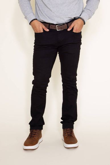Weatherproof Vintage Straight Fit Jeans for Men in Black