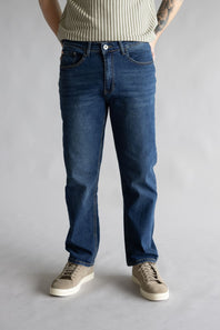 Weatherproof Vintage Straight Jeans for Men in Riverstone