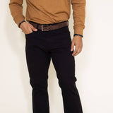 Weatherproof Vintage Stretch Twill Pants for Men in Black