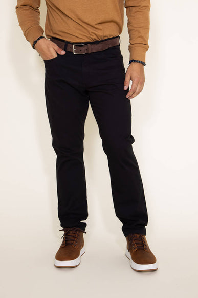 Weatherproof Vintage Stretch Twill Pants for Men in Black