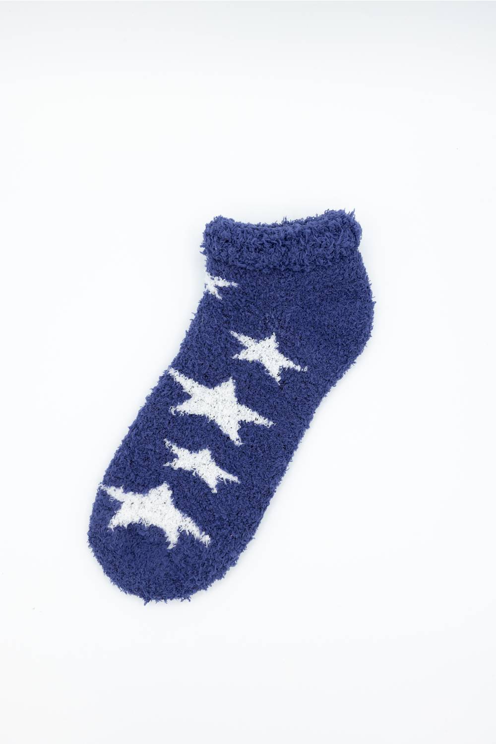 Worlds Softest Fireside Americana Low Socks for Women in Navy/Red
