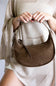 JOIA Crescent Buckle Shoulder Bag for Women in Coffee | JY-0590-CF