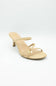 Zico Raffia Kitten Heels for Women in Natural