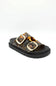 MIA Gen Jelly Slide Sandals for Women in Tortoise