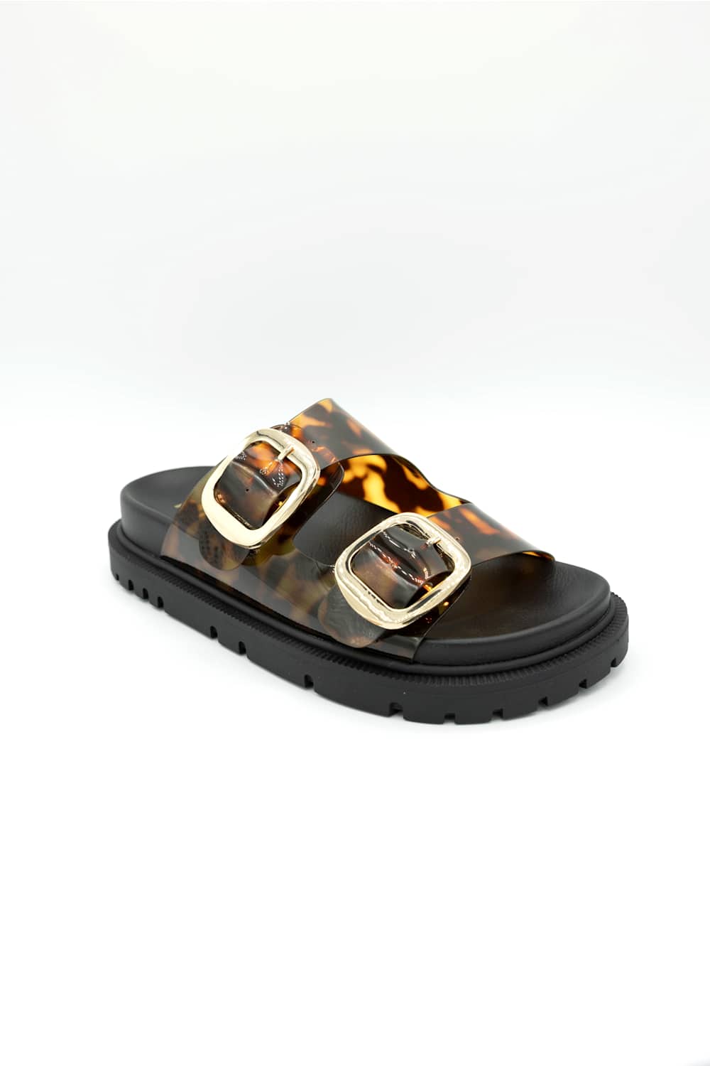 MIA Gen Jelly Slide Sandals for Women in Tortoise