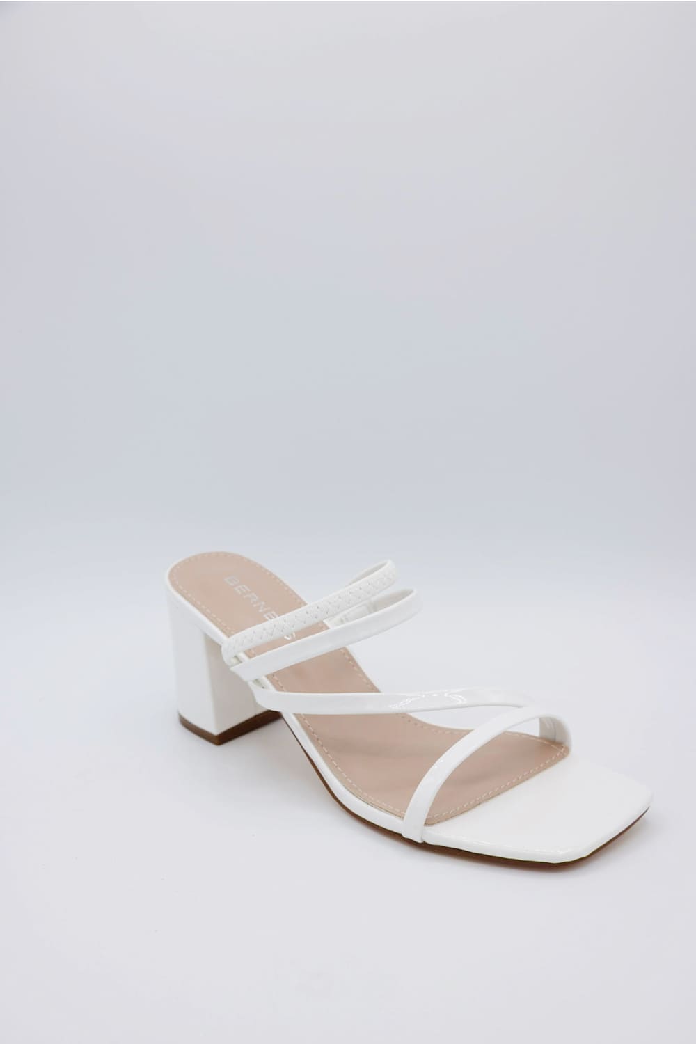 Berness Hattie Block Heels for Women in White